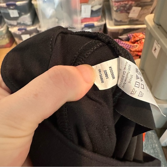 SPANX Black Ankle Flared Ponte Trousers Size Medium Women's - Picture 7 of 7